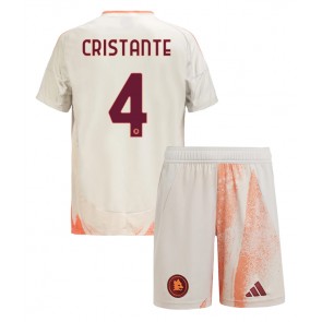 AS Roma Bryan Cristante #4 Dětské Venkovní dres komplet 2024-25 Krátký Rukáv (+ trenýrky)